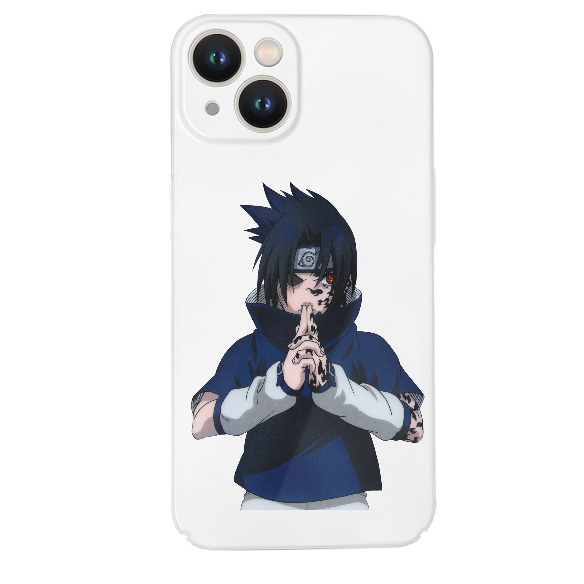 （画像用） NARUTO -ナルト- うちは サスケ Uchiha Sasuke 【iPhone 14シリーズ対応】ハードケース